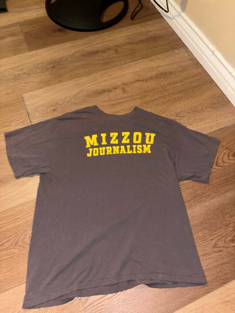 Mizzou Journalism Missouri Tigers Graphic T-Shirt Charcoal Gray